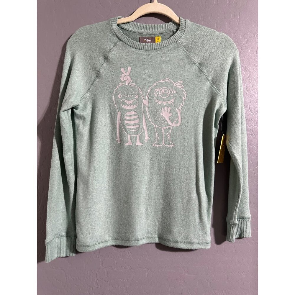 Rumi + Ryder Boys Pullover Green Lightweight Sweater size M 8/10 NWT